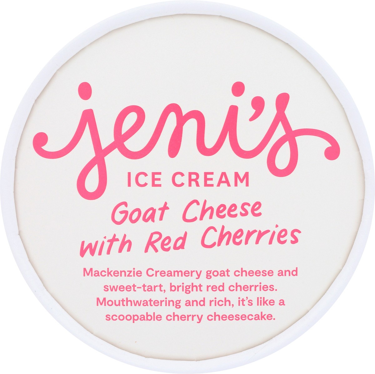 slide 9 of 12, Jeni's Goat Cheese with Red Cherries Ice Cream 1 ea, 1 ct