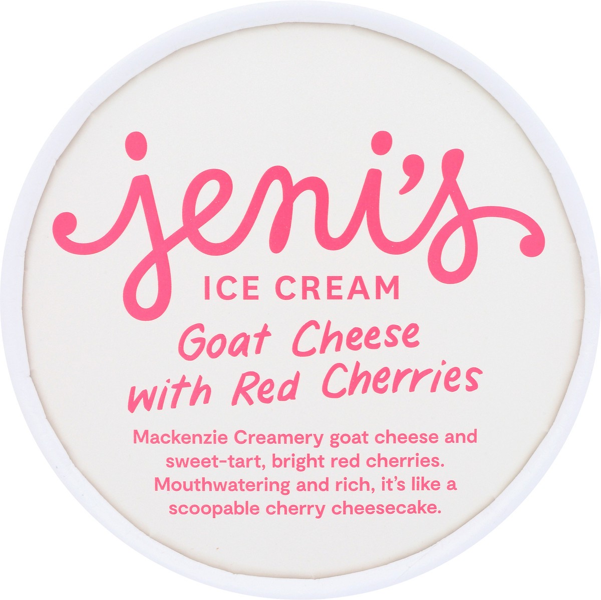 slide 5 of 12, Jeni's Goat Cheese with Red Cherries Ice Cream 1 ea, 1 ct