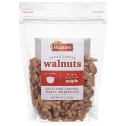 Mariani Kettle Cooked Maple Walnuts 8 oz