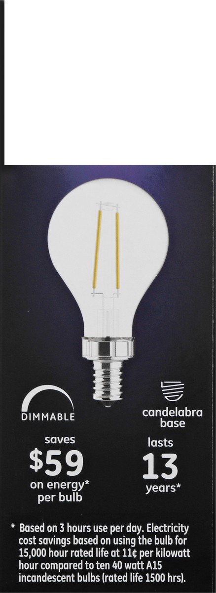 slide 4 of 9, GE Dimmable 4 Watts Soft White LED Bulbs 2 ea, 2 ct