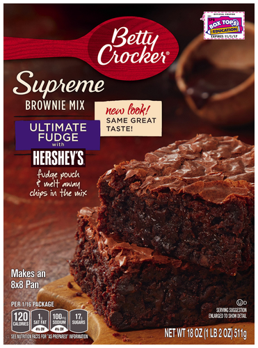 slide 1 of 4, Betty Crocker Delights Ultimate Fudge Supreme Brownie Mix, 18 oz