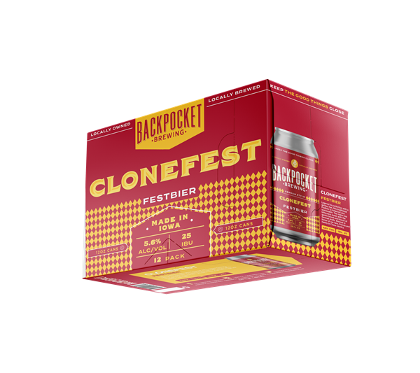 slide 1 of 1, Backpocket Brewing Company Backpocket Clonefest Festbier 12Pk Can, 12 fl oz