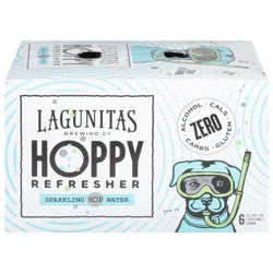 Lagunitas Hoppy Refresher Sparkling Hop Water, 6 Pack - 12 fl oz Cans