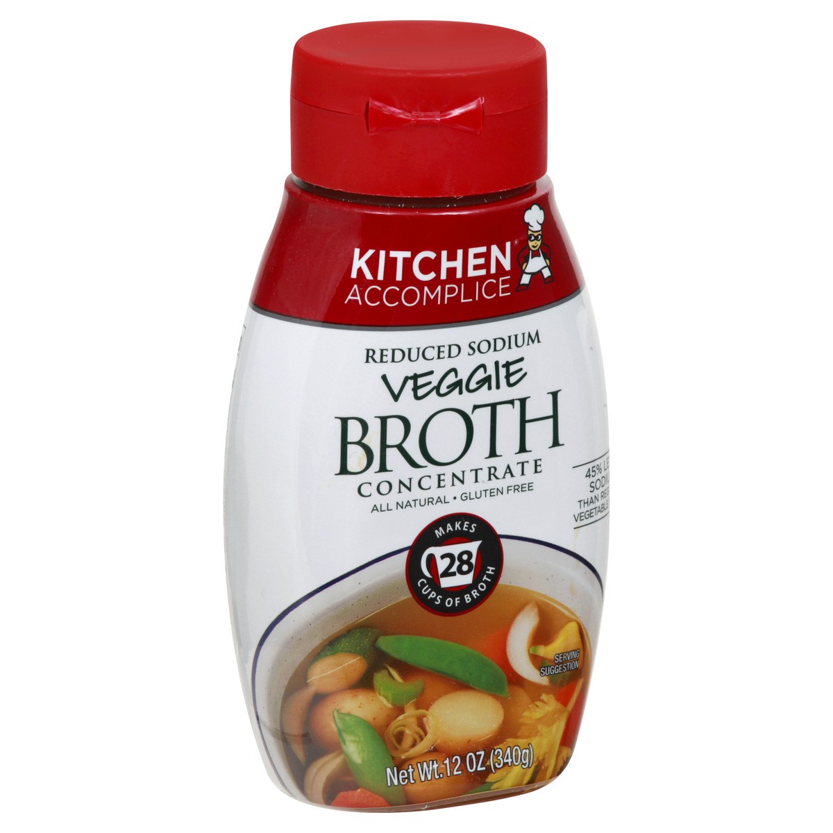 slide 3 of 9, Kitchen Accomplice Reduced Sodium Veggie Broth Concentrate 12 oz, 12 oz