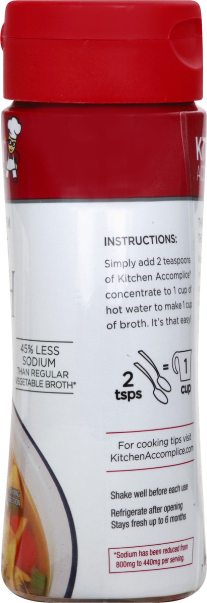 slide 9 of 9, Kitchen Accomplice Reduced Sodium Veggie Broth Concentrate 12 oz, 12 oz