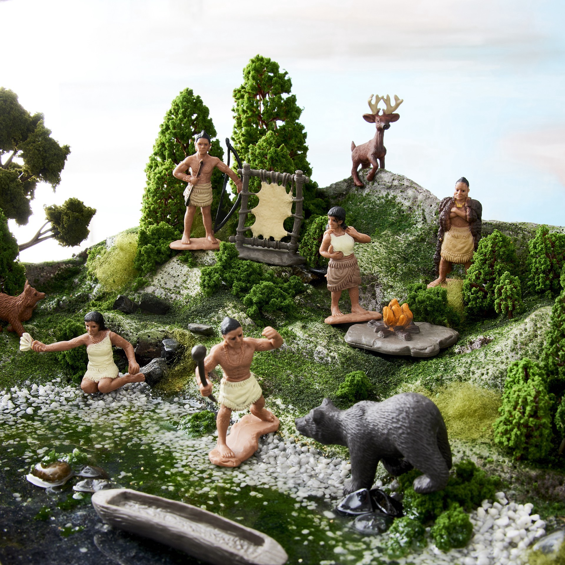 slide 3 of 3, Safari Ltd. Safari Ltd Toobs Powhatan Indians, 12 figures