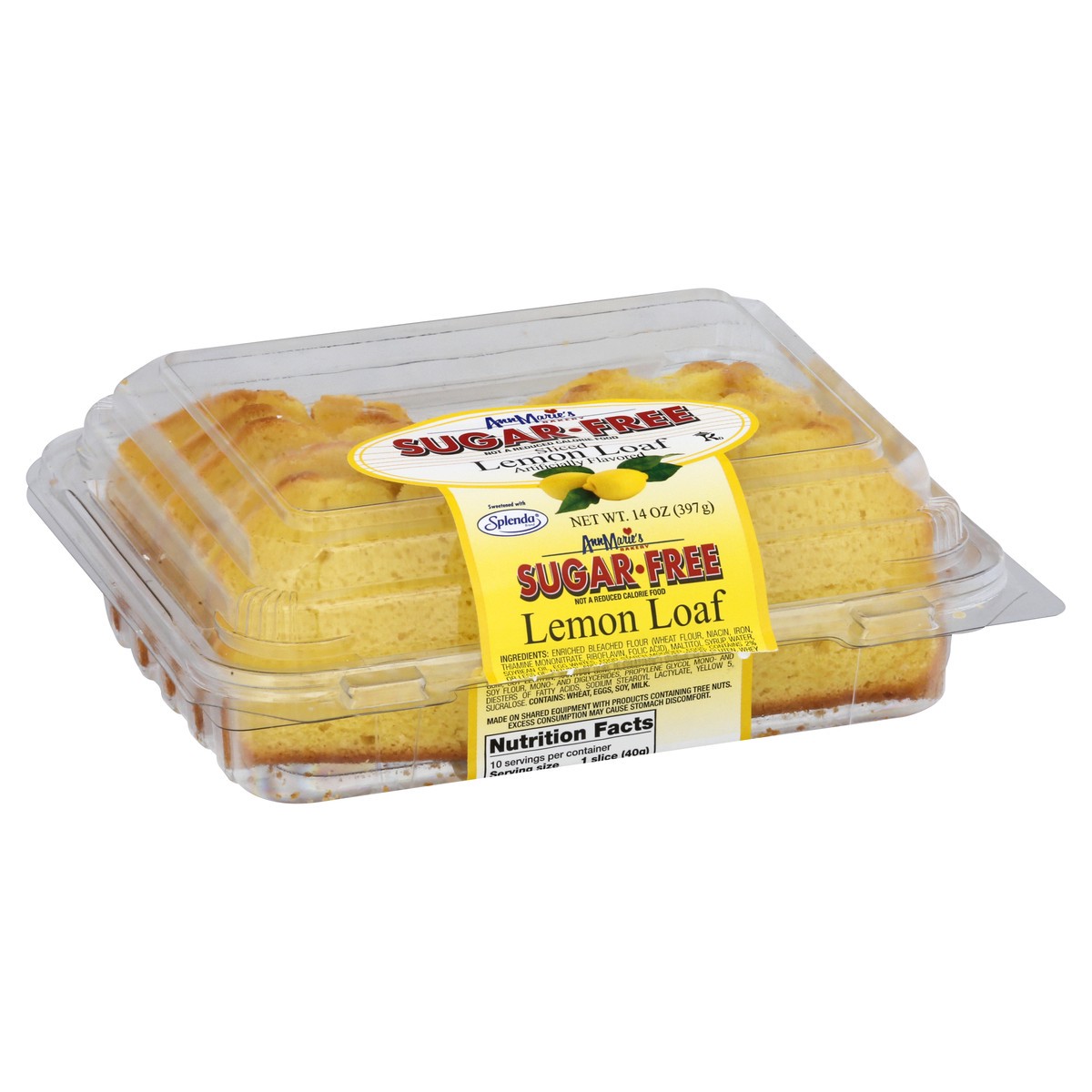 slide 5 of 9, Ann Marie's Loaf, Sugar-Free, Lemon, Sliced, 14 oz