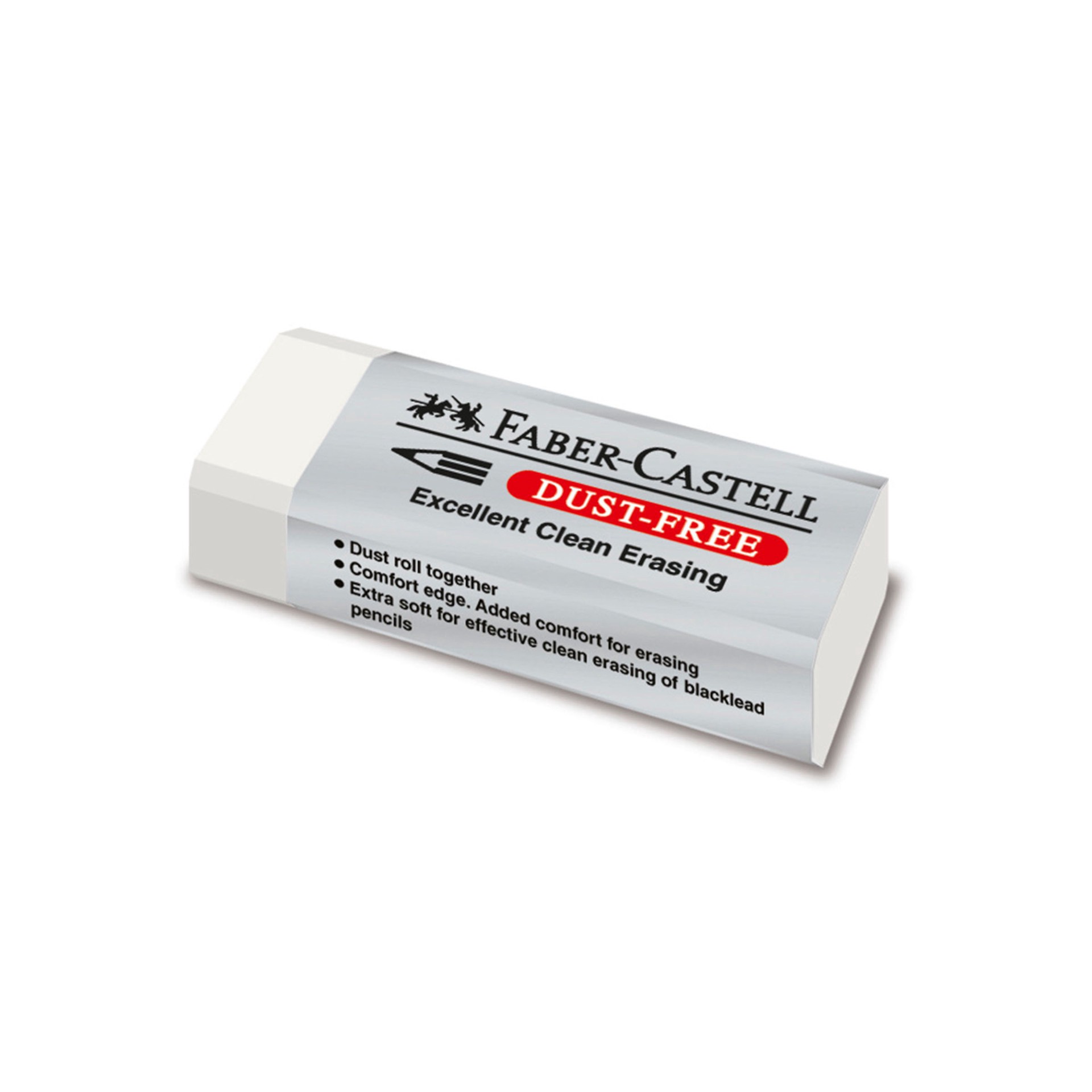 slide 2 of 3, Faber-Castell Dust Free Erasers, 2ct., 2 ct