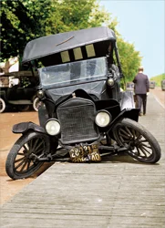 Avanti Get Well Card - Sidewalk Auto Wreck