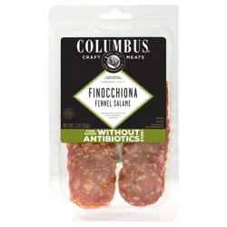 Columbus Sliced Finocchiona Salame