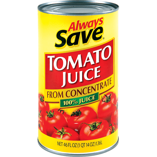 slide 1 of 1, Always Save Tomato Juice 100% - 46 oz, 46 oz