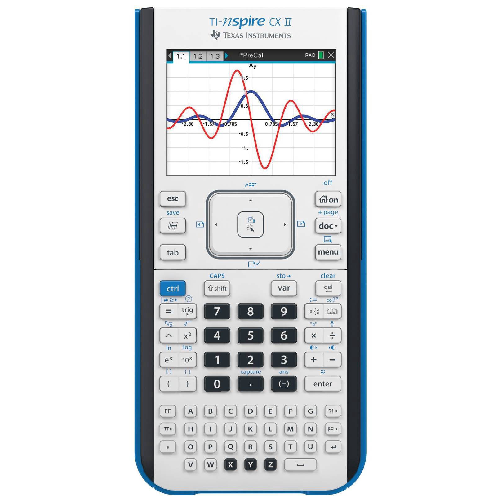 slide 2 of 5, Texas Instruments Nspire Graphing Calculator CX 2, 1 ct
