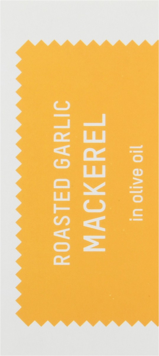 slide 8 of 9, Patagonia Provisions Roasted Garlic Mackerel 4.2 oz, 4.2 oz