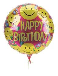 Balloon Mylar Standard 18 Inch - Each (Style May Vary)