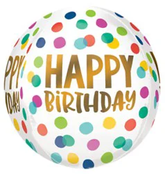 Orbz Birthday Balloon - Each