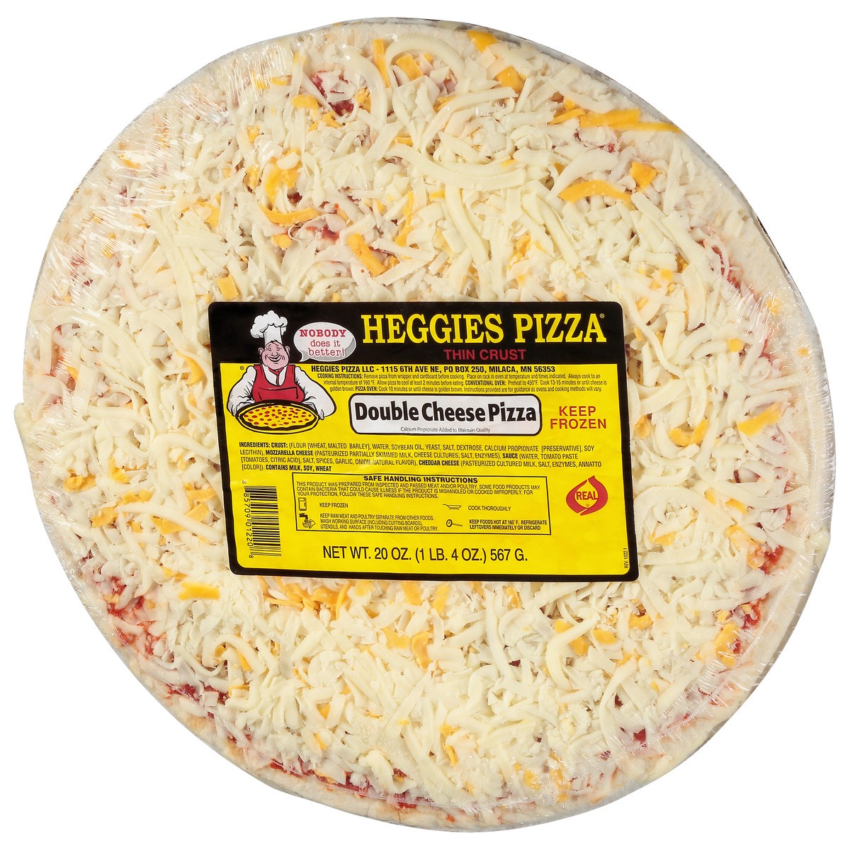 slide 8 of 9, Heggies Pizza, 20 oz