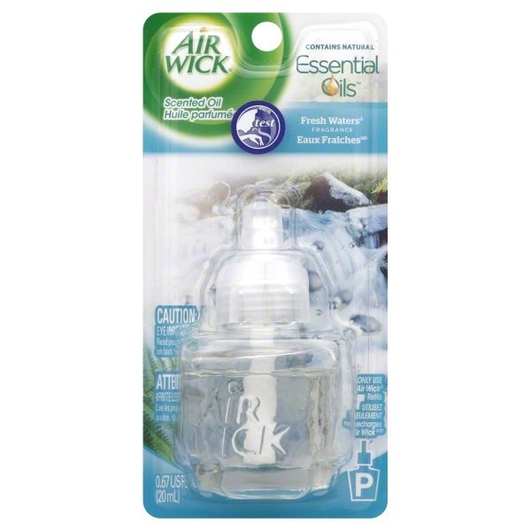 slide 1 of 1, Air Wick Scented Oil Refill Fresh Waters, 0.67 oz