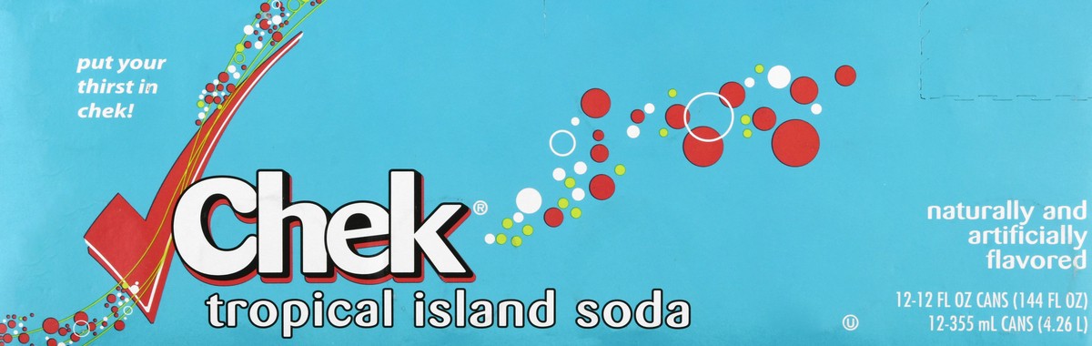 slide 7 of 13, Chek 12 Pack Tropical Island Soda 12 ea - 12 ct, 12 ct