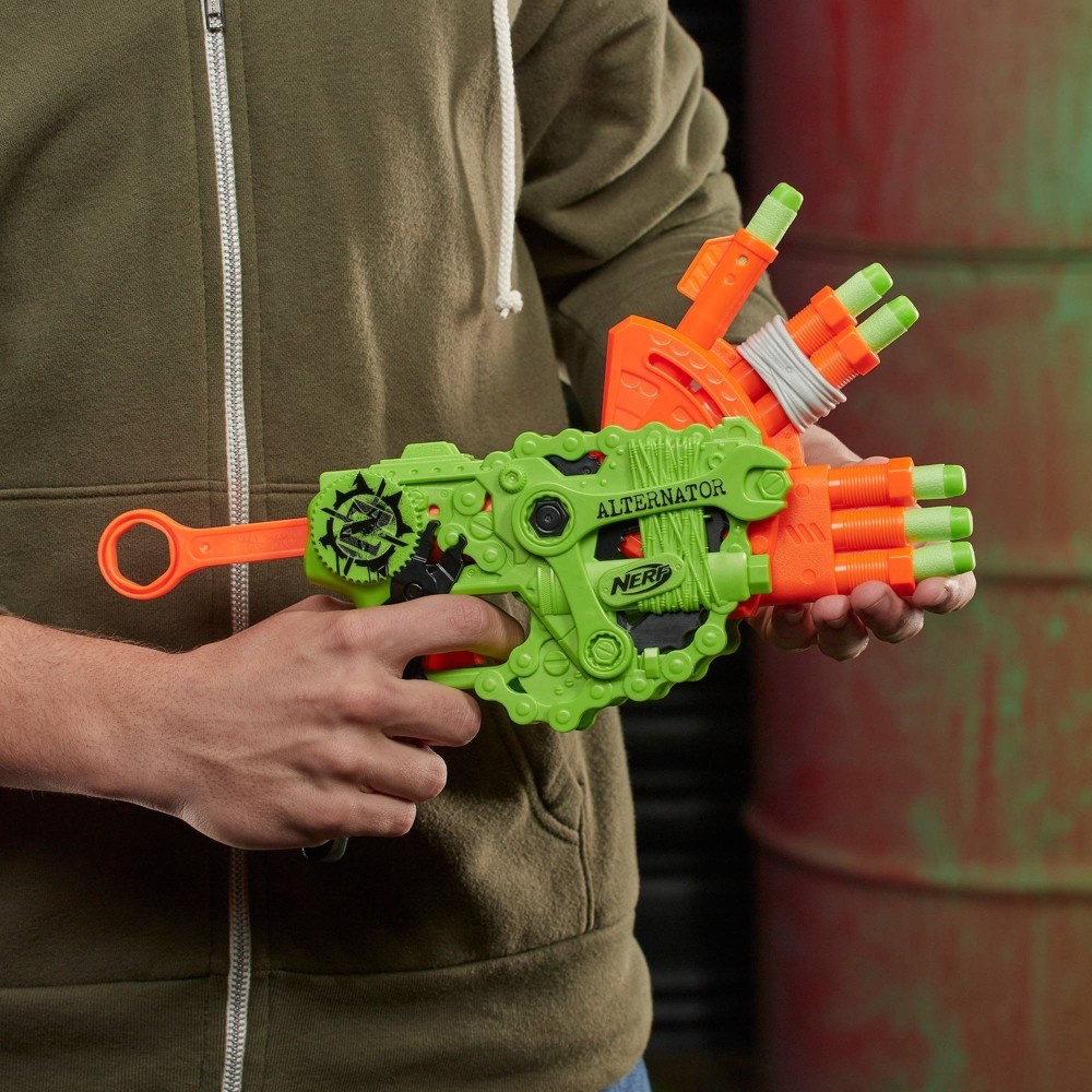 slide 3 of 7, Nerf Zombie Strike Alternator Blaster Each Sold Separately, 1 ct