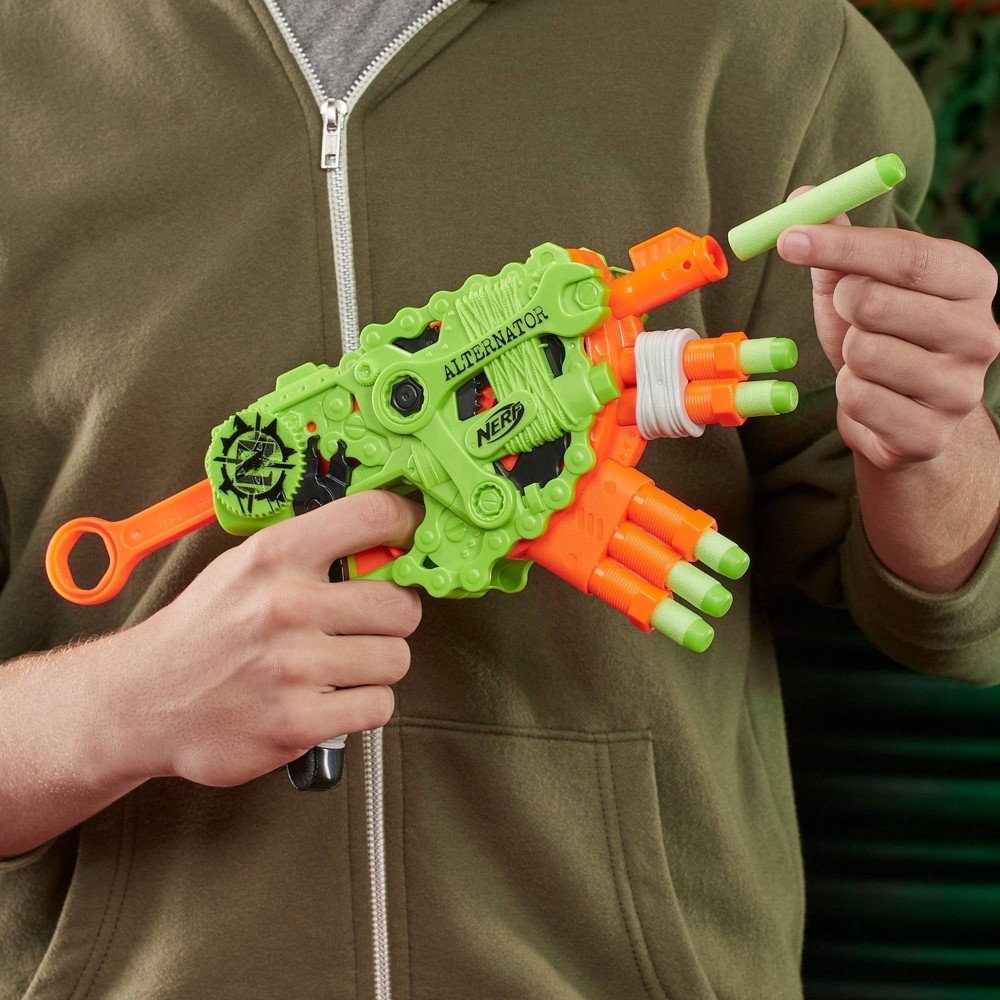 slide 6 of 7, Nerf Zombie Strike Alternator Blaster Each Sold Separately, 1 ct