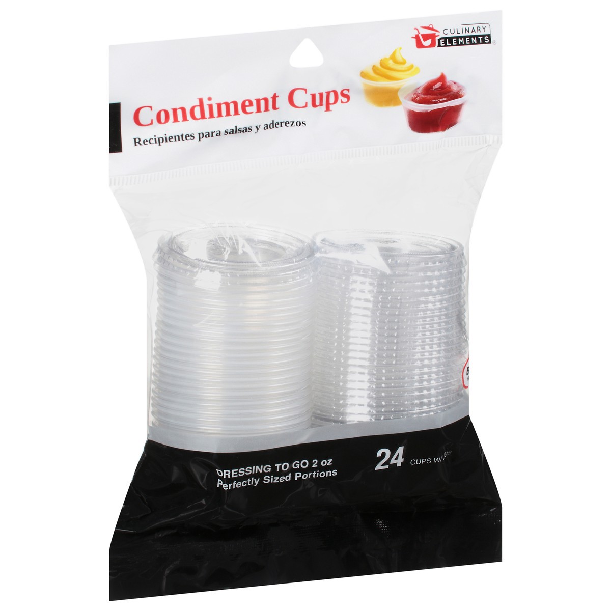 slide 8 of 9, Culinary Elements Condiment Cups, 24 Each, 24 ct