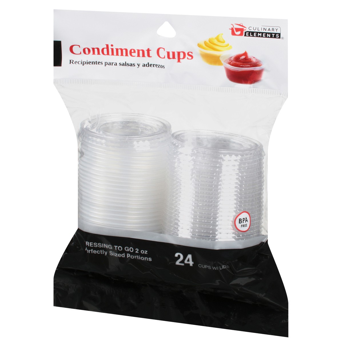 slide 9 of 9, Culinary Elements Condiment Cups, 24 Each, 24 ct