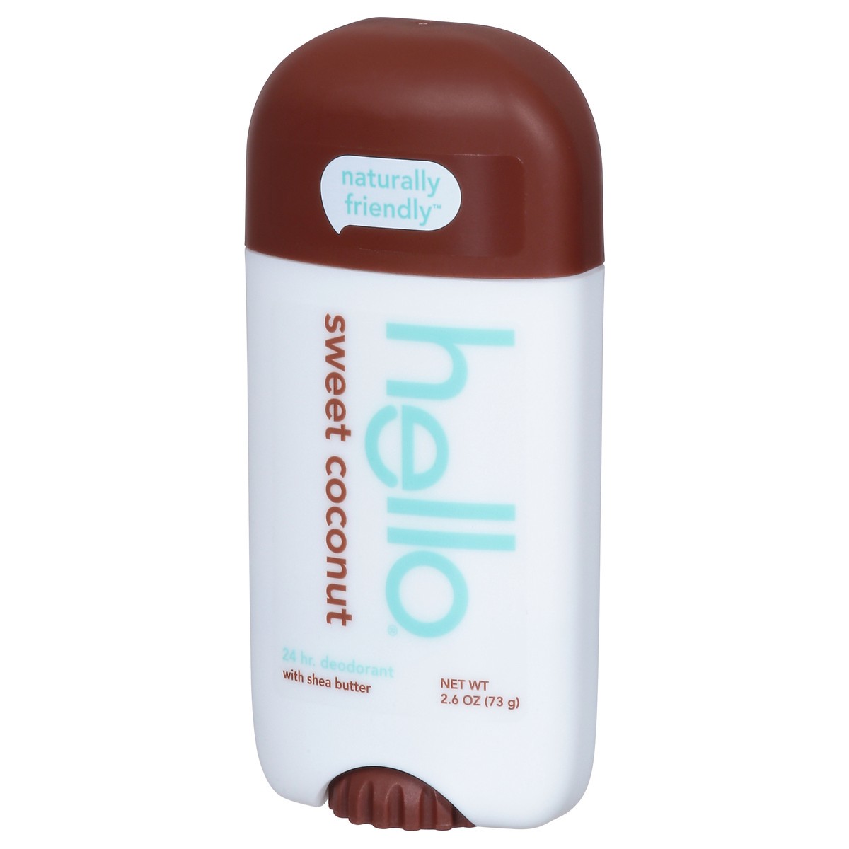 slide 5 of 9, hello Sweet Coconut Aluminum Free Deodorant for Women and Men with Shea Butter, 24-Hour Freshness, Baking Soda Free Deodorant, Dermatologically Tested, 2.6 Oz. Stick, 2.6 oz