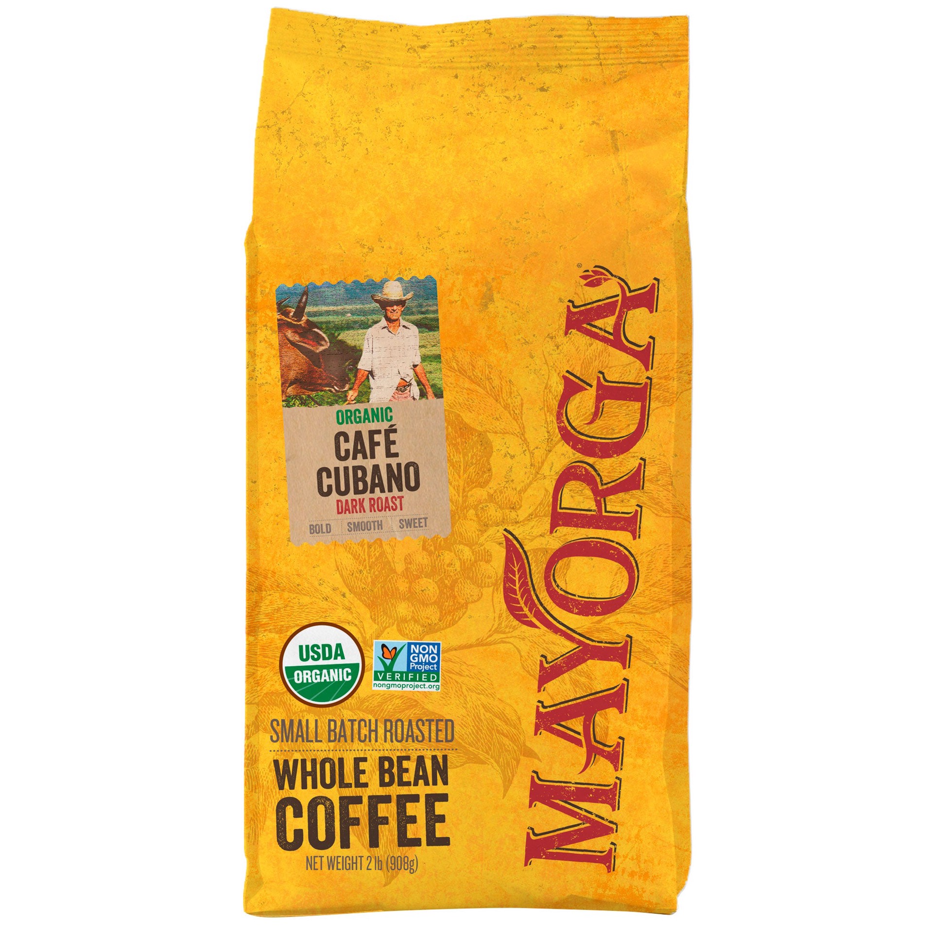 slide 1 of 2, Mayorga Organic Whole Bean Coffee, 32 oz, 