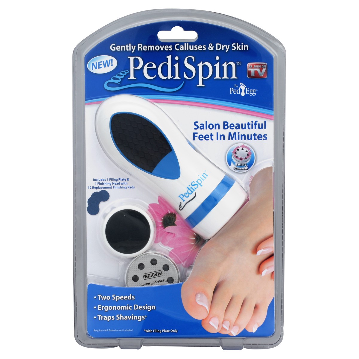 slide 3 of 3, PediSpin Calluses & Dry Skin Remover 1 ea, 1 ea