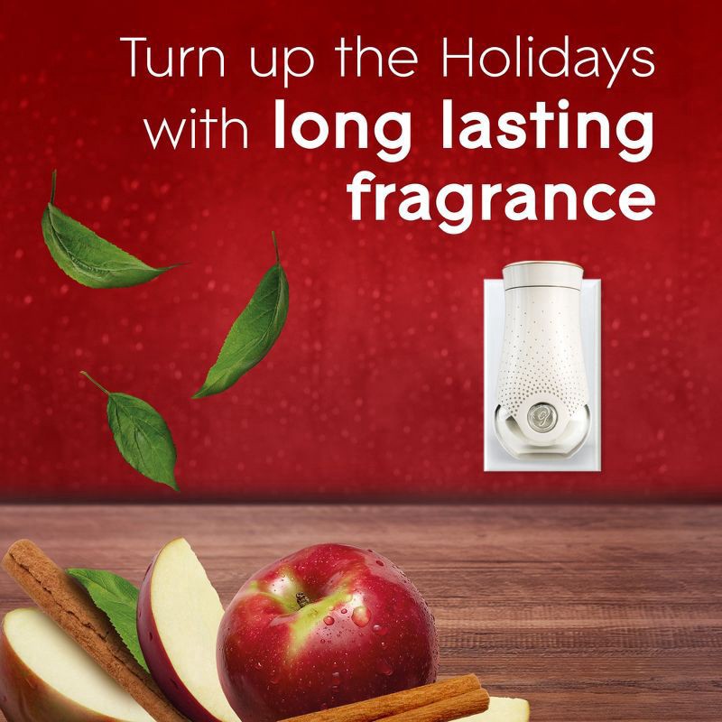 slide 6 of 14, Glade PlugIns Scented Oil, Air Freshener, 2 Refills, Autumn Spiced Apple, 0.67 oz Each, 1.34 oz Total, 1.34 oz