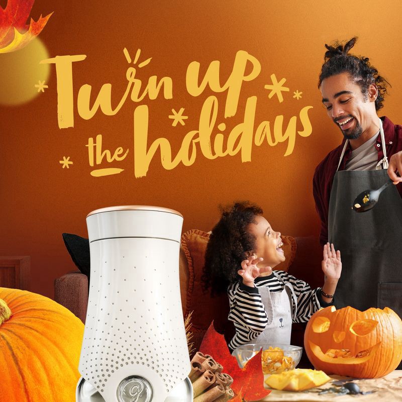 slide 14 of 14, Glade PlugIns Scented Oil, Air Freshener, 2 Refills, Autumn Spiced Apple, 0.67 oz Each, 1.34 oz Total, 1.34 oz