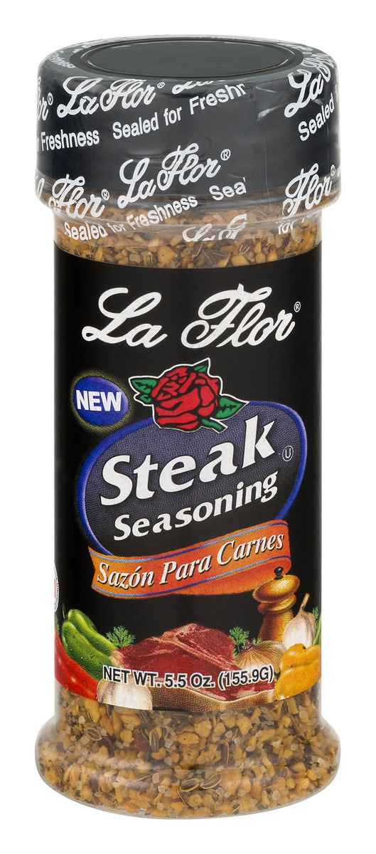 slide 1 of 1, La Flor Steak Seasoning, 5.5 oz