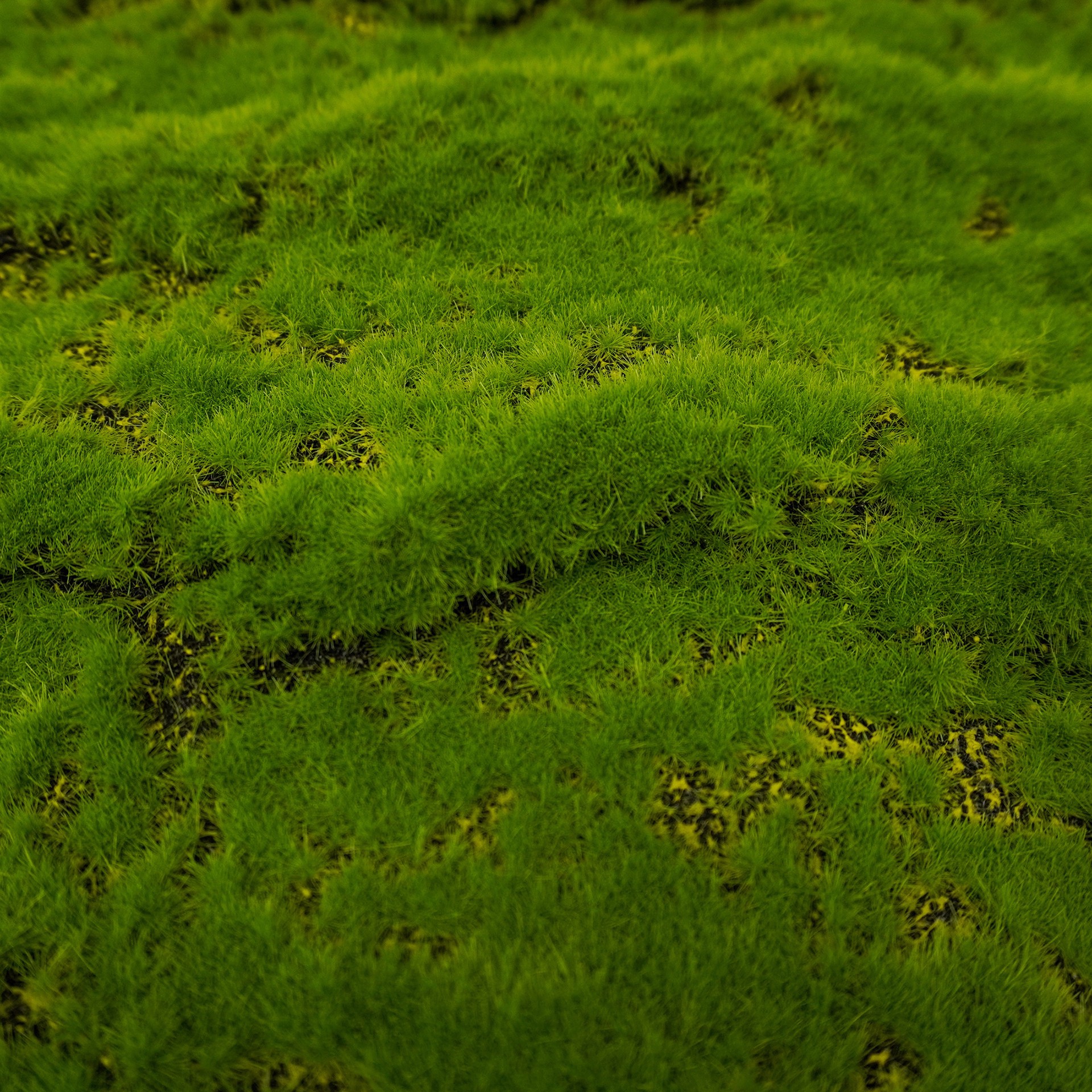 slide 4 of 4, 12" X 12" Green Faux Moss Mat By Ashland, 12 in x 12 in