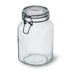Kamenstein Preserve Clamp Jar Black 50.7oz