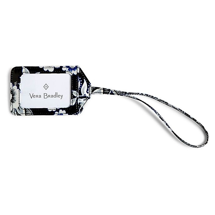 slide 1 of 1, Vera Bradley Iconic Luggage Tag - Snow Lotus, 1 ct