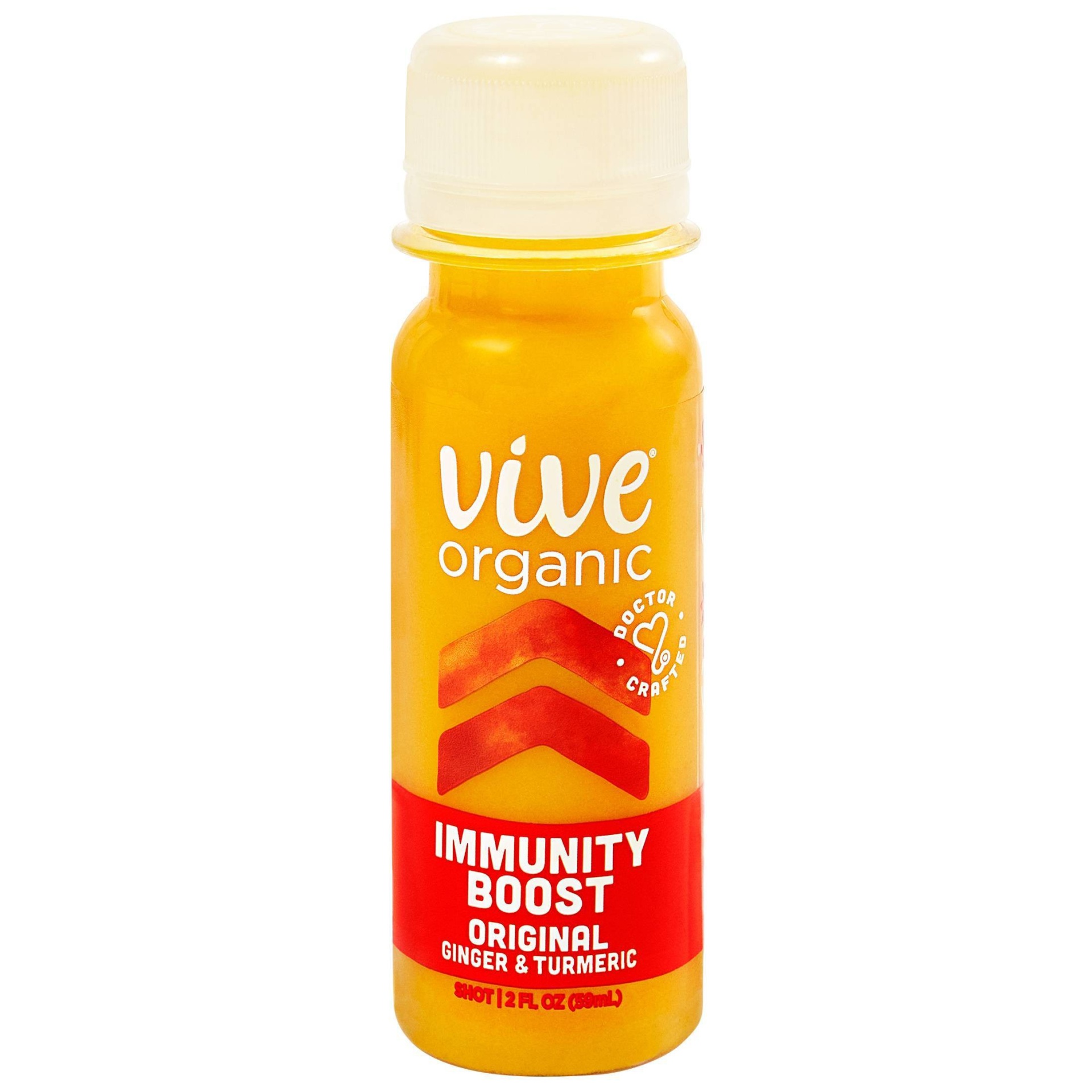 slide 1 of 1, Vive Organic Immunity Boost Original Ginger & Turmeric Wellness Shot - 2 fl oz, 2 fl oz