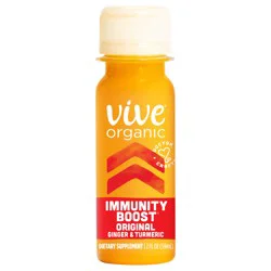 Vive Organic Immunity Boost Original Ginger & Turmeric Shot - 2 fl oz Bottle