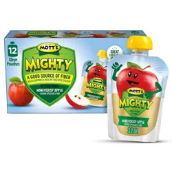 Mott's Mighty Honeycrisp Apple Applesauce Clear Pouches