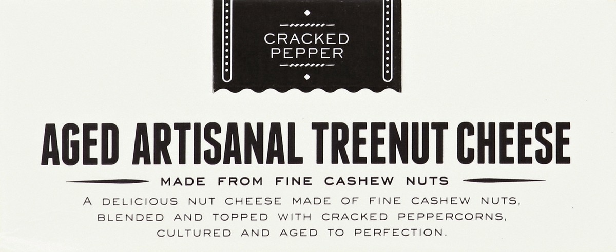 slide 4 of 4, Treeline Cheese Artisanal Cracked Pepper Treenut Che, 3.9 oz