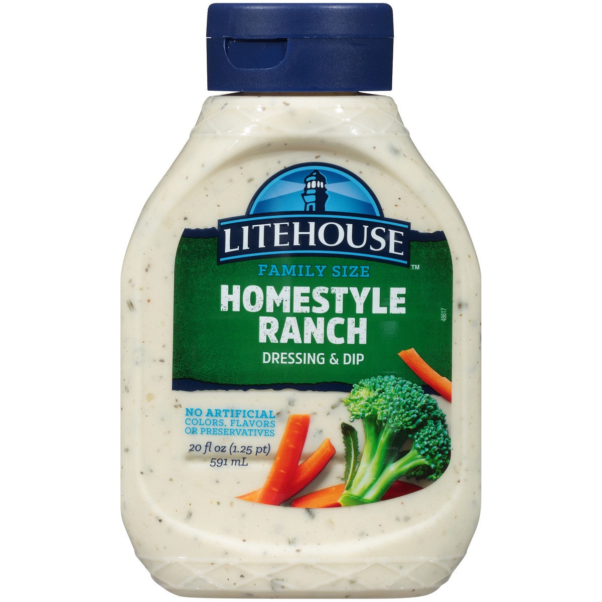 slide 4 of 9, Litehouse Homestyle Ranch Dressing & Dip 20 fl. oz. Squeeze Bottle, 20 fl oz