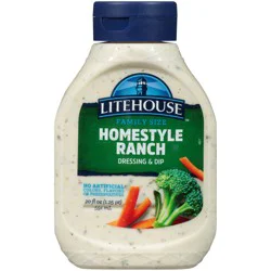 Litehouse Homestyle Ranch Dressing & Dip 20 fl. oz. Squeeze Bottle