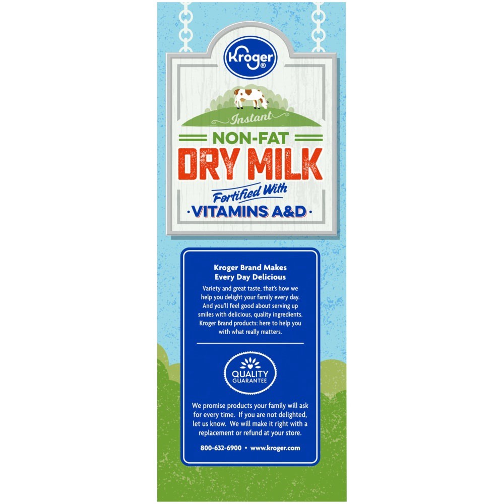 slide 2 of 4, Kroger Instant Non-Fat Dry Milk Pouches, 9.6 oz