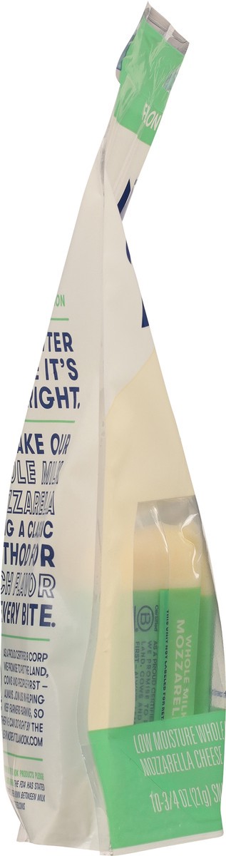slide 5 of 13, Tillamook Whole Milk Mozzarella Cheese 10 ea, 213 g