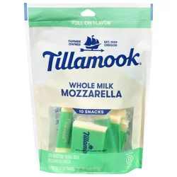 Tillamook Whole Milk Mozzarella Cheese 10 ea