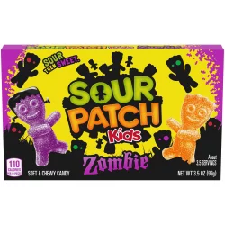 Sour Patch Kids Kids Halloween Zombies Theater Box - 3.5oz