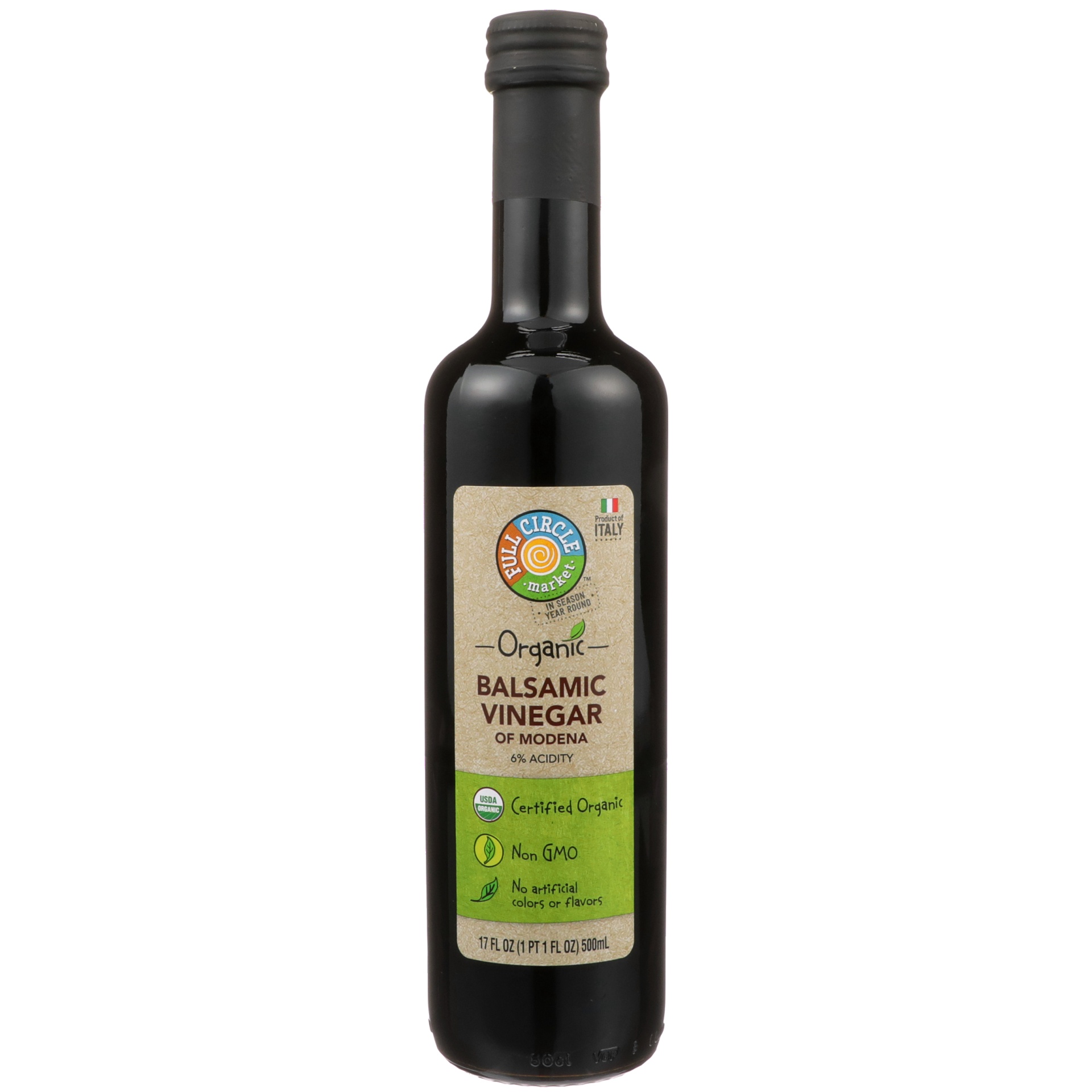 slide 1 of 6, Full Circle Market Organic Balsamic Of Modena Vinegar, 17 fl oz