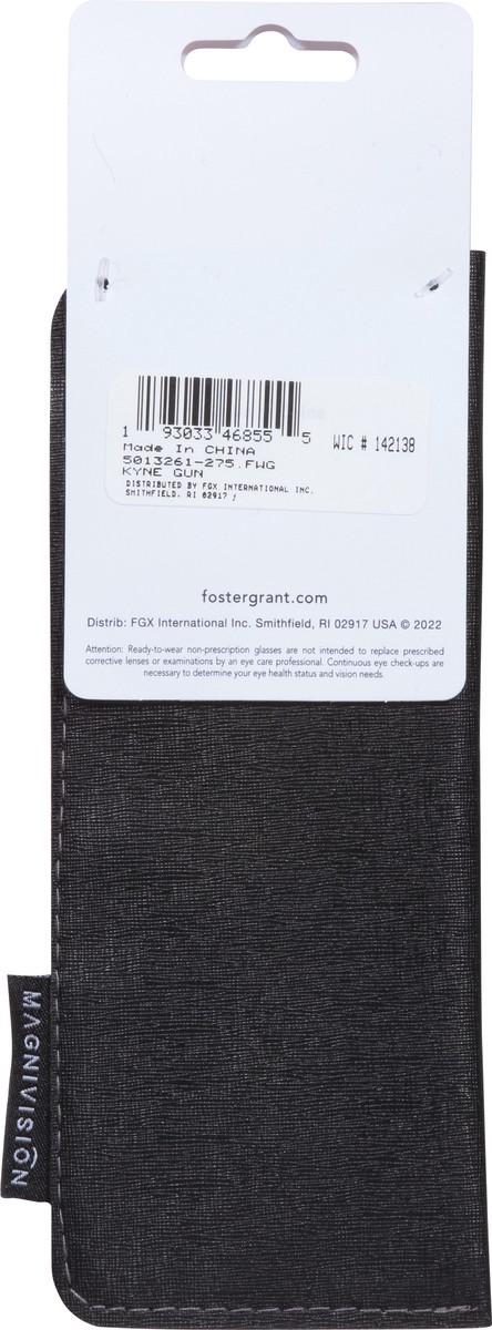 slide 6 of 11, Foster Grant +2.75 Kyne GUN Reading Glasses 1 ea, 1 ct