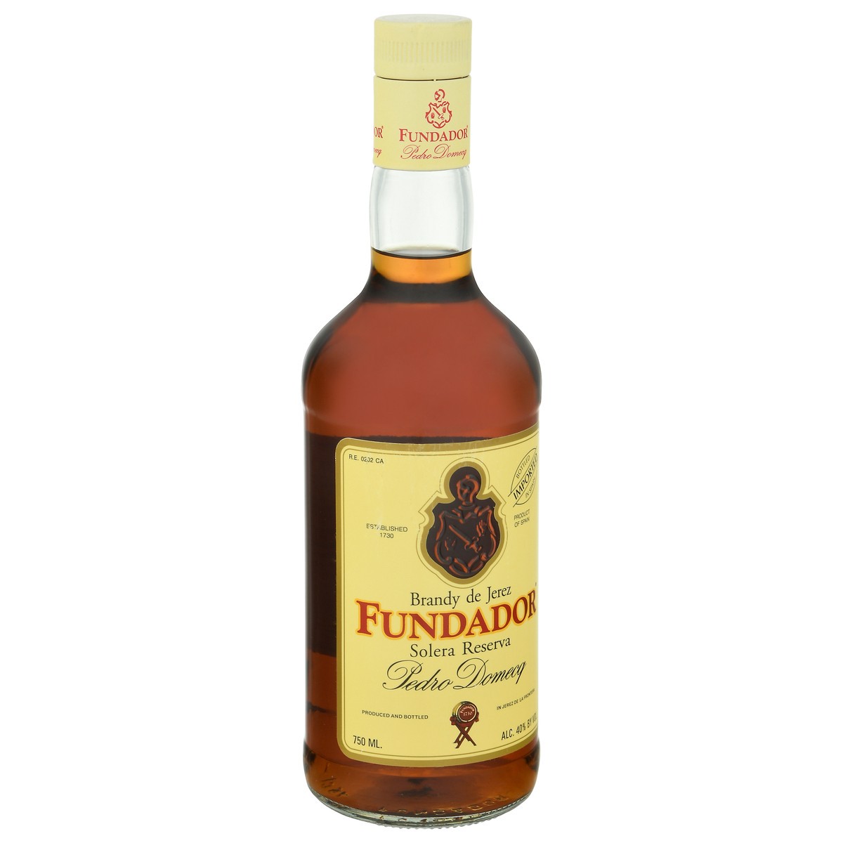 slide 4 of 4, Fundador Brandy 750 ml, 750 ml
