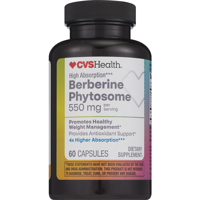 slide 1 of 1, Cvs Health Berberine 550Mg, 60 Ct, 60 ct