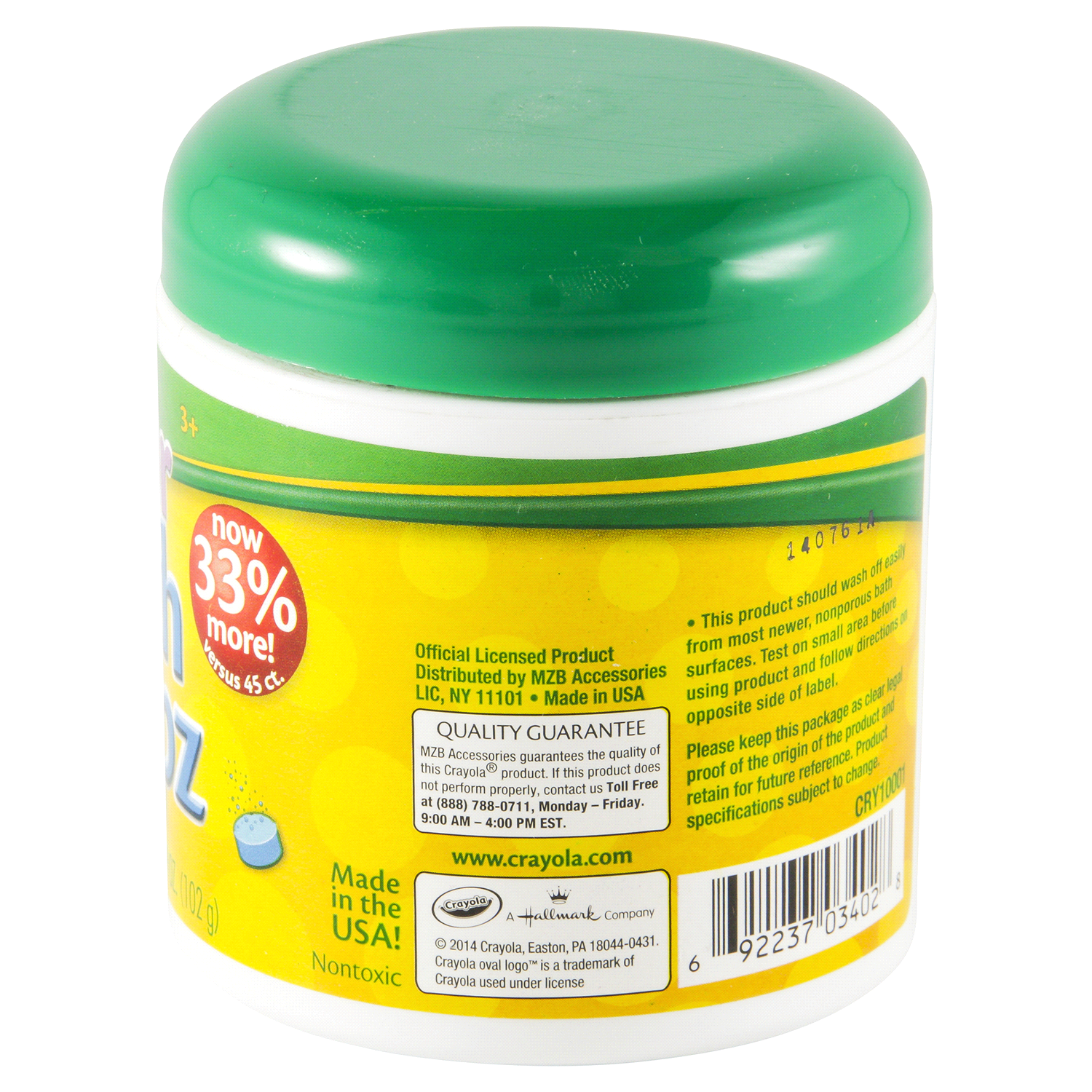 slide 3 of 3, Crayola Bath Dropz Fragrance-Free Water-Coloring Tablets, 60 ct